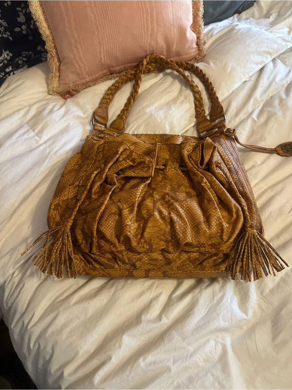 Vintage Bohemian hobo bag by Marc Ecko